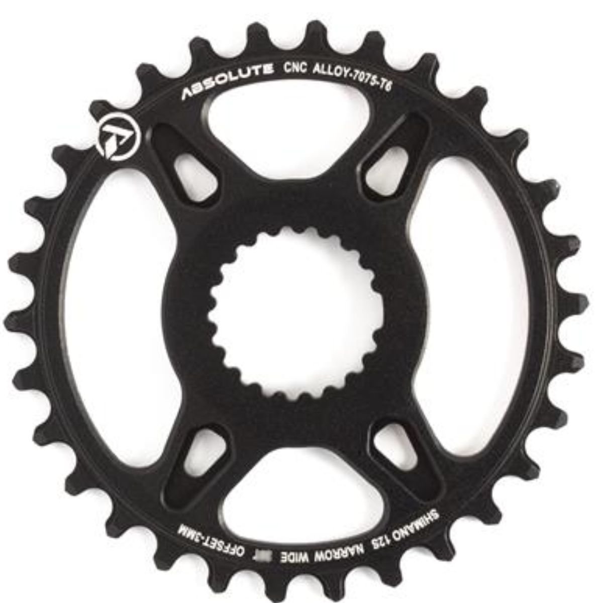 Engrenagem Absolute 34D Prime Tipo Shimano Direct Mount 3mm