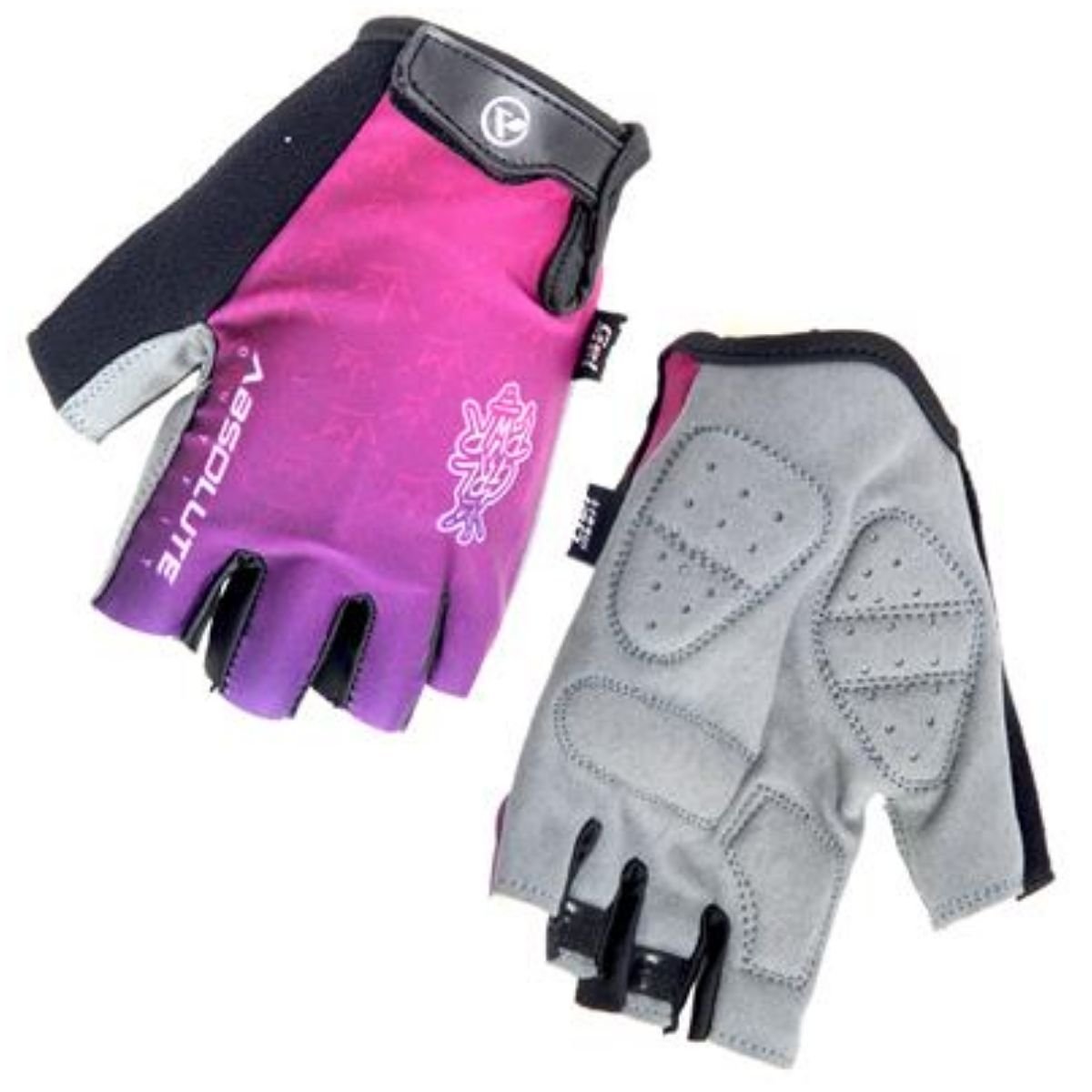 Luva Ciclista Absolute Outfit Gel Mia Roxo Tam M