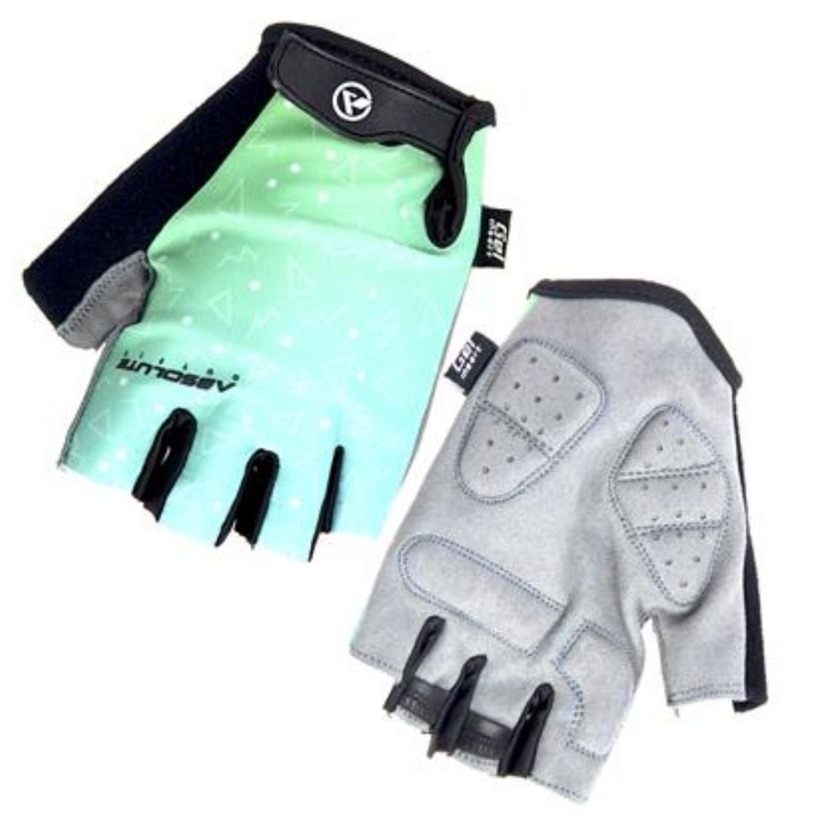 Luva Ciclista Absolute Outfit Gel Mia Verde Tam P
