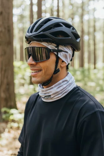 Bandana Mattos Racing Cinza