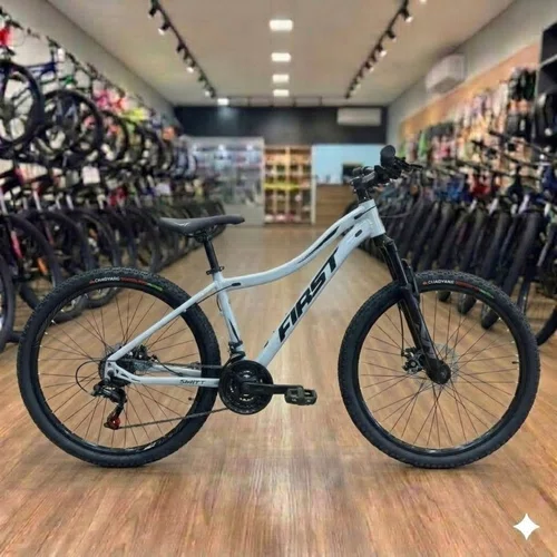 Bicicleta First Aro 29 Smitt 21v Freio Disco Cinza com Preto tam 17,5