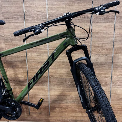 Bicicleta First Aro 29 Smitt 21v Freio Disco Verde Militar Tam 15,5