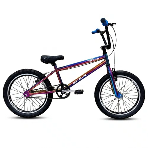 Bicicleta GTA Aro 20 BMX Nitro Camaleão