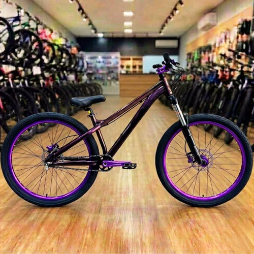 Bicicleta GTA Aro 26 Freeride Gravity Single Violeta Galático