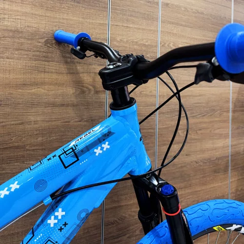 Bicicleta GTA Aro 26 Rebel Freeride 21v Freio Disco Azul