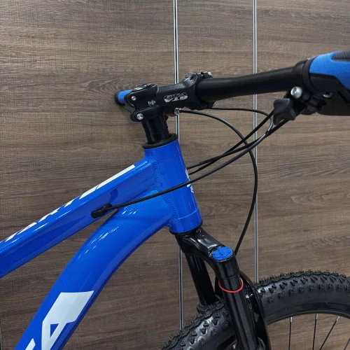 Bicicleta GTA Aro 29 Start 21v Freio Disco Azul com Branco Tam 17