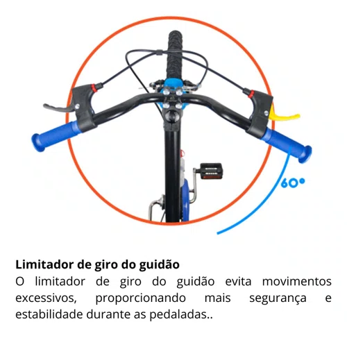 Bicicleta Nathor Aro 16 Extreme Laranja