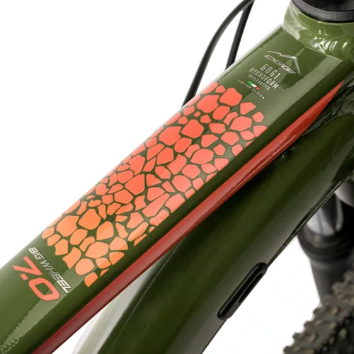 Bicicleta Oggi Aro 29 7.0 Shimano Cues 9v Verde Com Laranja Tam 17