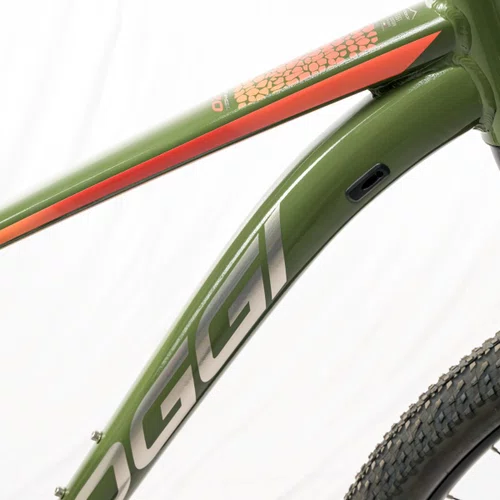 Bicicleta Oggi Aro 29 7.0 Shimano Cues 9v Verde Com Laranja Tam 17
