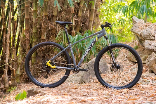 Bicicleta Oggi Aro 29 Big Wheel 7.0 Grafite com Verm e Cinza tam 19 2025
