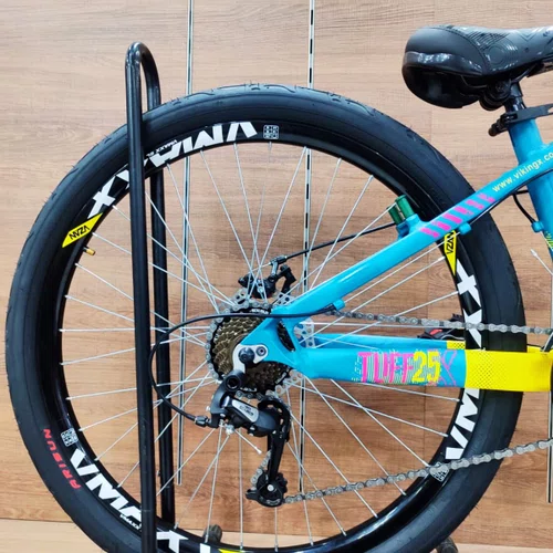 Bicicleta Viking Aro 26 Dirt JTuff25 21V Freio Disco Azul com Amarelo