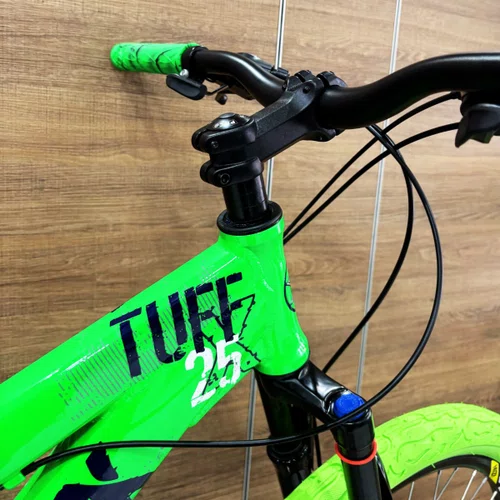 Bicicleta Viking Aro 26 Dirt JTuff25 21V Freio Disco Verde Neon Com Verde