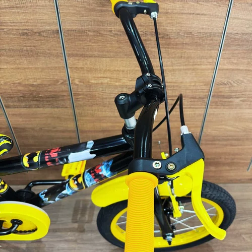 Bicicleta Wendy Aro 16 Masculino Preto com Amarelo