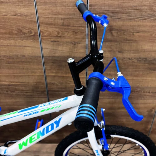 Bicicleta Wendy Aro 20 Masculino Branco com Azul