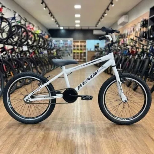 Bicicleta Wendy Aro 20 Masculino Branco com Preto