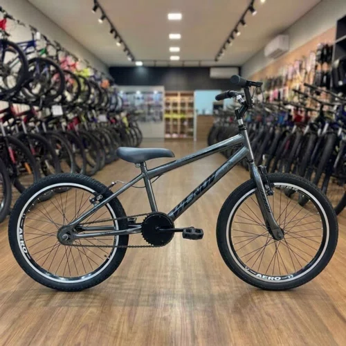Bicicleta Wendy Aro 20 Masculino Grafite com Preto
