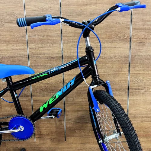 Bicicleta Wendy Aro 20 Masculino Preto com Azul