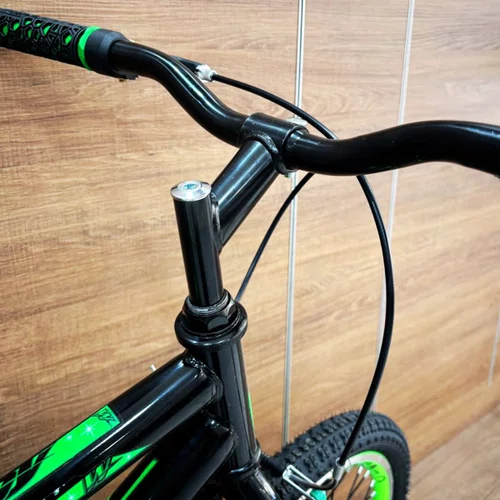 Bicicleta Wendy Aro 20 Masculino Preto com Verde