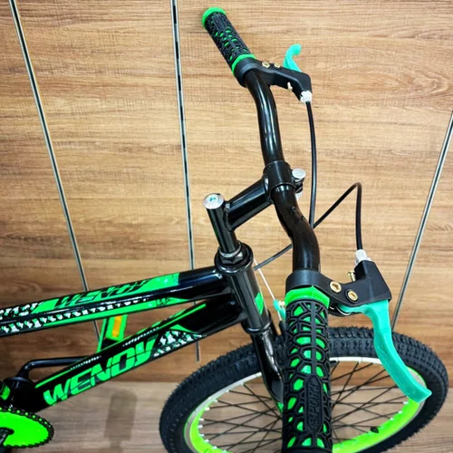 Bicicleta Wendy Aro 20 Masculino Preto com Verde
