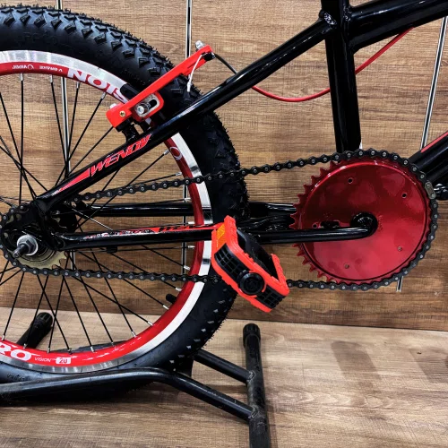 Bicicleta Wendy Aro 20 Masculino Preto com Vermelho