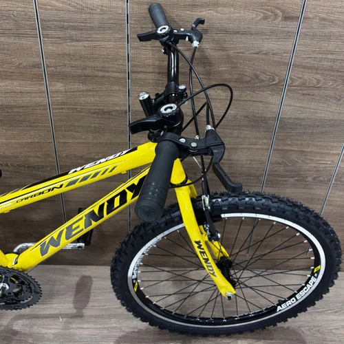 Bicicleta Wendy Aro 24 18M Rebaixado Amarelo
