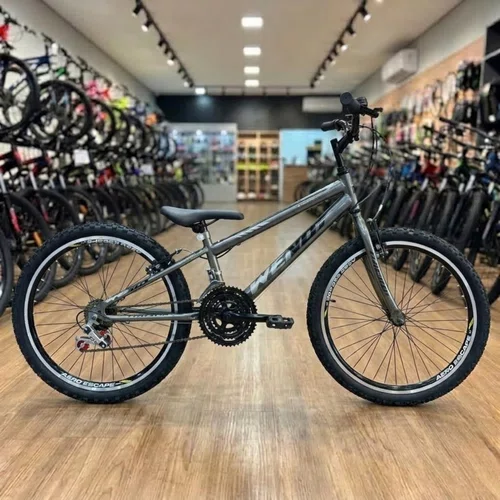 Bicicleta Wendy Aro 24 18M Rebaixado Grafite