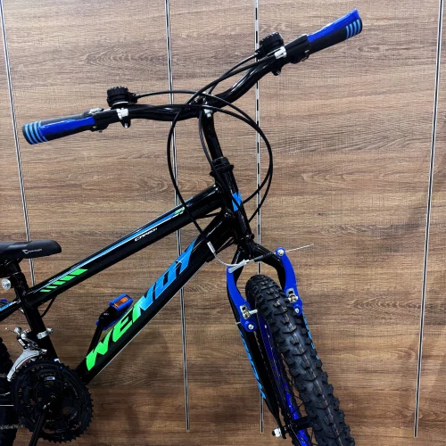 Bicicleta Wendy Aro 24 18M Rebaixado Preto com Azul
