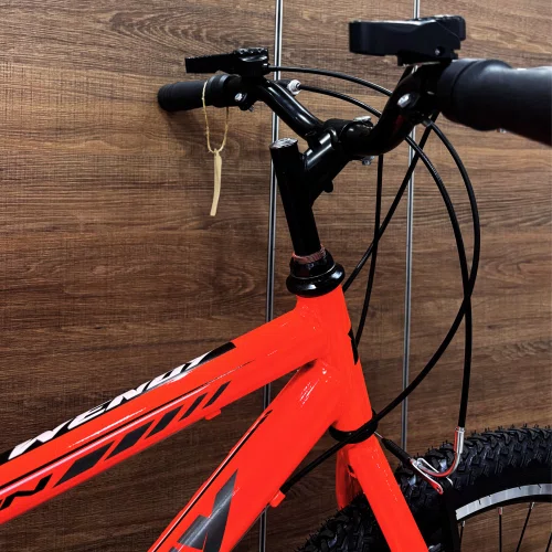Bicicleta Wendy Aro 26 18 Marchas Rebaixado Laranja Neon