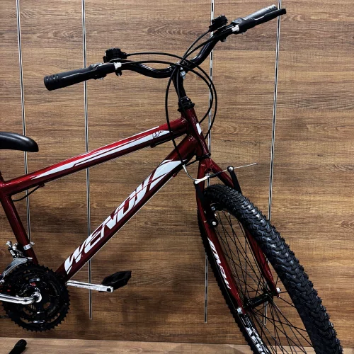 Bicicleta Wendy Aro 26 18 Marchas Rebaixado Vermelho