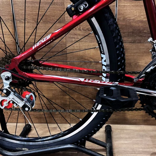 Bicicleta Wendy Aro 26 18 Marchas Rebaixado Vermelho