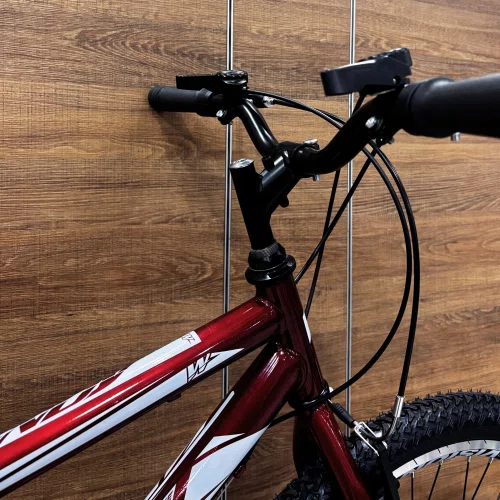 Bicicleta Wendy Aro 26 18 Marchas Rebaixado Vermelho