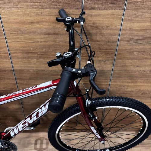 Bicicleta Wendy Aro 26 18 Marchas Rebaixado Vermelho