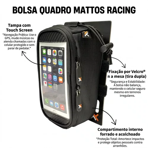 Bolsa Quadro Mattos Racing Porta Celular