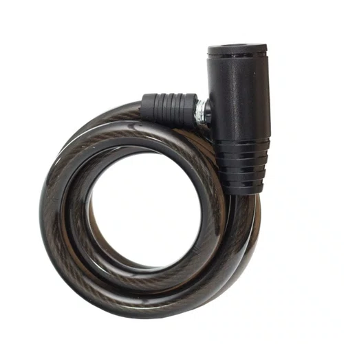 Cadeado Chave Grosso aço Preto com Suporte e chaves 12mm x 1000mm
