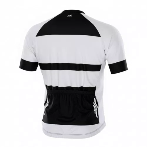 Camisa Ciclismo Mattos Racing Summit Branco com Preto Tam G