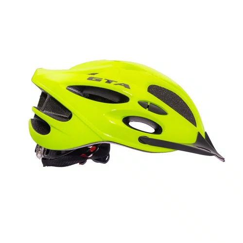 Capacete GTA MTB Start Amarelo Neon Com Sinalizador Tam M