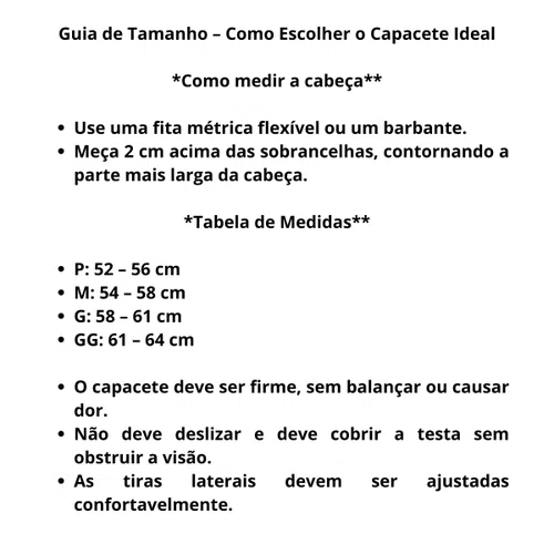 Capacete GTA Rider Preto com Sinalizador Tam M