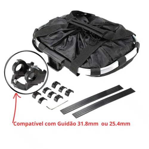 Cesta GTA Poliéster com Alça e Engate Rápido