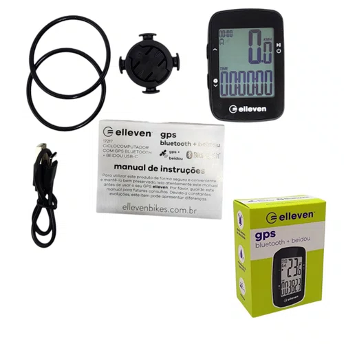 Ciclocomputador Com GPS Bluetooth + Beidou USB-C