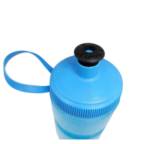 Garrafa Elleven Azul com Alça 650ml