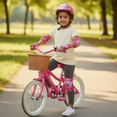 Kit Proteção Capacete Joelheira Cotoveleira Princesas