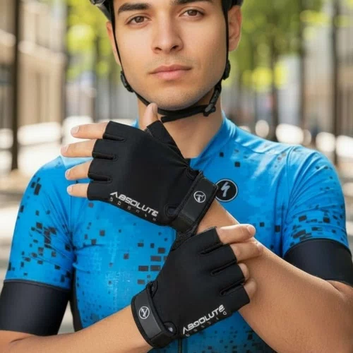 Luva Ciclista Absolute Nero 2 Preto Tam M
