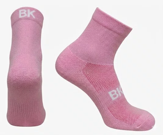 Meia Ciclismo Fabrica De Meias Bk Rosa Bebe Tam 34/39