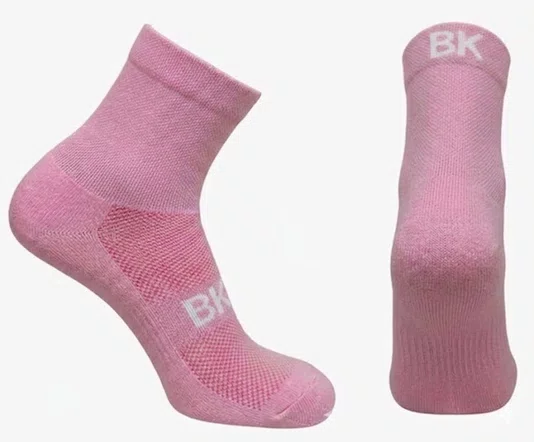 Meia Ciclismo Fabrica De Meias Bk Rosa Bebe Tam 34/39