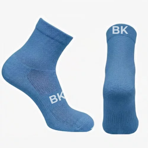 Meia Ciclismo Fabrica De Meias FMCL105 Bk Azul Claro Tam 34/39