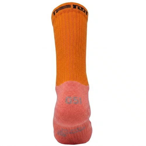 Meia Ciclismo Fabrica De Meias FMCL139 Bk Laranja Tam 34/39