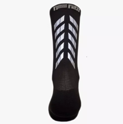 Meia Ciclismo Fábrica de Meias FMCL42 Refletiva Preto tam 34/39