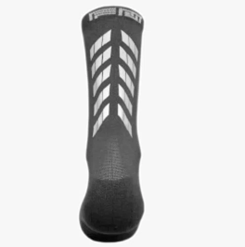 Meia Ciclismo Fabrica De Meias FMCL57 Refletiva Grafite Tam 34/39
