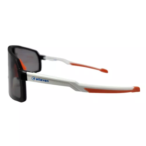 Óculos Ciclismo Elleven EL55 UV400 Branco e Lente Fumê