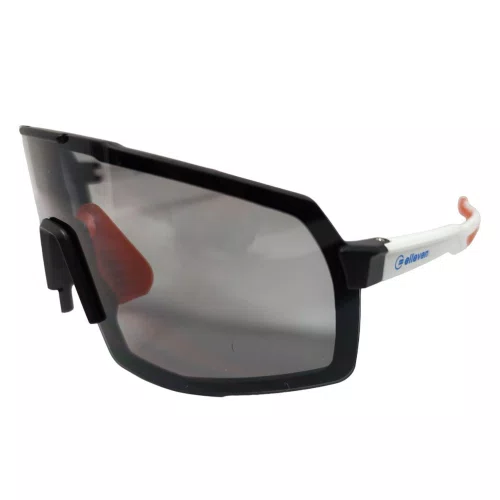 Óculos Ciclismo Elleven EL55 UV400 Branco e Lente Fumê